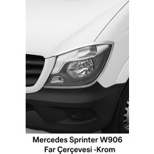 Mercedes Sprinter W906 Far Çerçevesi - Krom (2006 ve Sonrası)