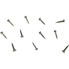 Klips, Menteşe, Ayağı Çivisi 9mm Çelik - Nikel 10GR