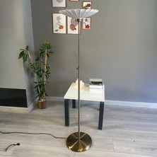 Beyaz Lambader Modern Dekoratif Metal Oturma Odası Çalışma Odası