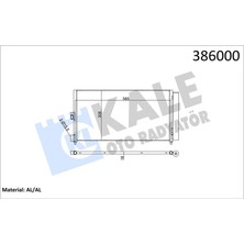 Klima Radyatörü Kondenser Fıat Doblo 01 Idea 04 Punto 03 Lancıa Ypsılon 06 11 1.2 1.3jtd 1.4 1.9jtd