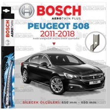 Bosch Aerotwin Muz Silecek Takımı Peugeot 508 2011-2017 ile Uyumlu