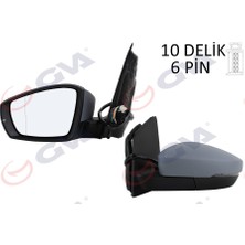 Dış Dikiz Aynası Sol Polo 09 Elektrikli Isıtmalı Astarlı Asferik 6 Fiş VM-388NEHPAL