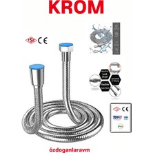 Shower Bath Hose White  150 cm