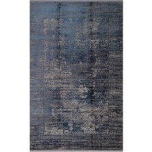 Hoom Rugs Franko Dyed Fsd 02 Navy viskon & Akrilik Yüksek Dokulu Modern Salon Halısı