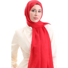 Bambu Şal 70281-33 Kırmızı
