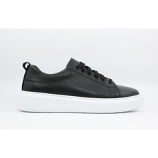 Benim Markam Bm Galata %100 Deri Erkek Sneaker Siyah