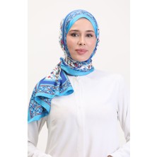 Ottoman Şal 70251-04 Mavi Saks