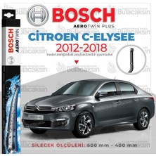Bosch Aerotwin Muz Silecek Takımı Citroen C-Elysee 2012-2018 ile Uyumlu