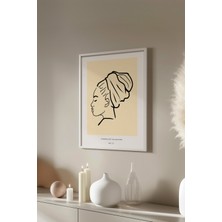 Bohemian Serisi Beyaz Çerçeveli Poster, Tablo No:97