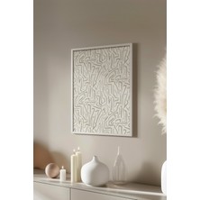 Bohemian Serisi Beyaz Çerçeveli Poster, Tablo NO:155