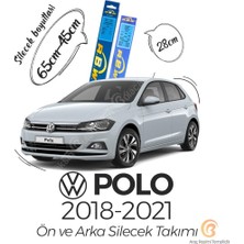 Rbw Ön ve Arka Silecek Seti Volkswagen Polo 2018-2021 ile Uyumlu