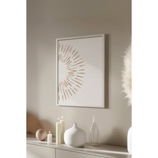 Bohemian Serisi Beyaz Çerçeveli Poster, Tablo No:9