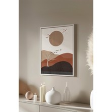 Bohemian Serisi Beyaz Çerçeveli Poster, Tablo No:18