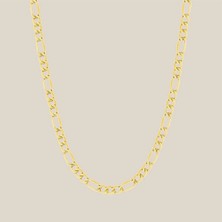 6 mm Figaro Altın Zincir