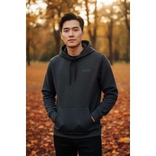 Gavi Kapüşonlu Erkek Sweatshirt Antrasit