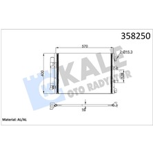 Klıma Radyatoru Kondanser Focus Iıı 1.0 Ecoboost -1.6tdcı 11 Grand C-Max 11 591 377 16