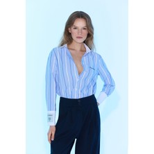 Sagaza Studio SS6061 Mavı Gömlek
