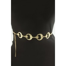 Ay Yıldız Metal Zincir Kemer