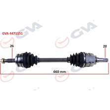 Komple Aks Sol Aurıs-Corolla E15 1.4d 07-11 660MM