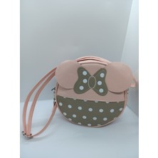 Puantiyeli Fiyonklu Çocuk Çantası