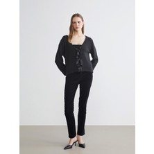 Lc Waikiki Yeni Sezon Dar Fit Kadife Kadın Pantolon