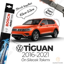 Bosch Aerotwin Muz Silecek Takımı Volkswagen Tiguan 2016-2021 ile Uyumlu