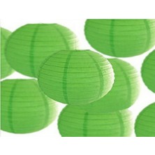 Dekoratif Çin Feneri – Kağıt Lamba - Yeşil
