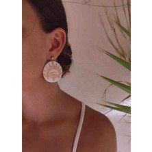 Egypt Eye El Yapımı Göz Temalı Mısır Konseptli Tasarım Küpe