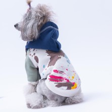 Lacivert Rio Köpek Hoodie Köpek Sweat Köpek Kıyafeti Kedi Kıyafeti