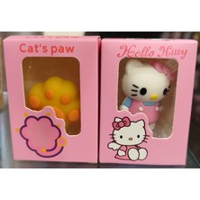 Pati - Pembe Hello Kitty Figürlü Kalemtraş ve Silgi Bir Arada (2 Adet)