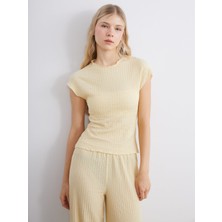 Lc Waikiki Yeni Sezon Bisiklet Yaka Dokulu Kadın Body