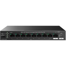 Ip-Com IP-G1110PF-8-120W 8 Port Gıgabıt + 1X1GB RJ45/SFP Port 120W 250 Metre Poe Swıtch