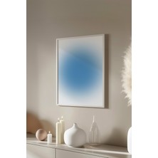 Aura Serisi Beyaz Çerçeveli Poster, Tablo No:85