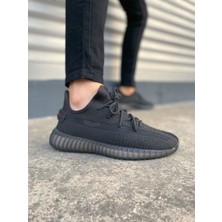 Erkek SPORJY305 Pulse Bağcıklı Triko Kumaş Erkek Günlük Spor Ayakkabı Tst - Siyah