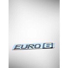 Euro 6 Arma Alüminyum Sticker 14 cm
