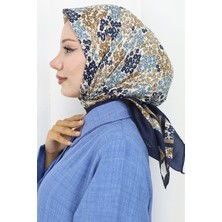 Dijital Rayon Eşarp 70300-03 Lacivert