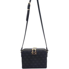 Silver Polo  Kadın Çapraz Çanta 888-45886 Sılver Polo Çapraz Bayan Çantası M178 Siyah-Mat Siyah