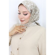 Dijital Rayon Eşarp 70302-13 Bej