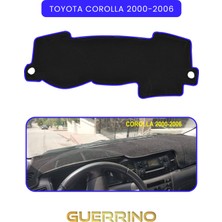 Toyota Corolla (2000-2006)TORPİDO Koruma Halısı Mavi Kenar