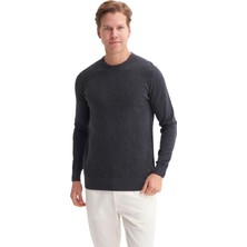 Slim Fit Soft Touch Basic Bisiklet Yaka Kazak-