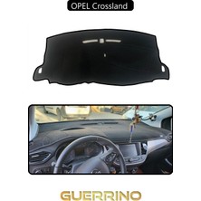 Opel Crossland Torpido Koruma Halısı Siyah Kenar