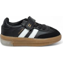 Costa Bebe Samba 024 Cilt Siyah Beyaz Işıklı Spor Ayakkabı