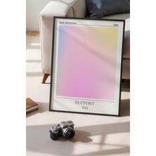 Aura Serisi Siyah Çerçeveli Poster, Tablo NO:185