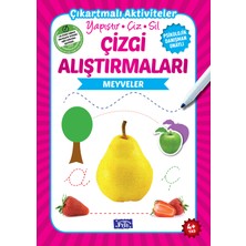 Meyveler - Çizgi Alıştırmaları