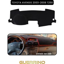 Toyota Avensis (2003-2008) T250TORPİDO Koruma Halısı Siyah Kenar