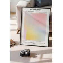 Aura Serisi Siyah Çerçeveli Poster, Tablo No:52