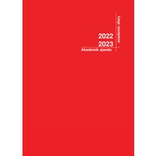 2022-2023 Akademik Ajanda 21X29 Kırmızı