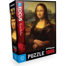 Blue Focus Puzzle Mona Lisa 1000 Parça