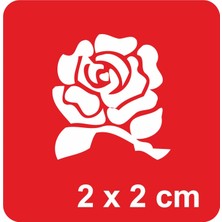 Gül Dalında Güzel Tattoo Geçici Dövme Şablonları Kına Kalıpları