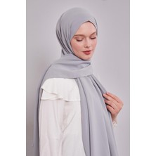 Lêvi D'or Düz Trend Şal Koyu Gri